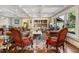 Spacious living room with coffered ceilings, large windows, and comfortable seating at 299 Saint Marys Nw Ln, Marietta, GA 30064