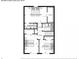 Second floor plan featuring three bedrooms and two bathrooms, providing an overview of the home's layout at 2645 Davenport Rd, Duluth, GA 30096