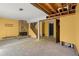Unfinished basement features stone fireplace and staircase at 1784 Timber Valley Se Way, Smyrna, GA 30080