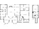 Detailed floor plan showcasing the layout of the two-story home at 3230 Letha Woods Dr, Conyers, GA 30094