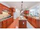 Well-equipped kitchen featuring granite counters, stainless steel appliances and island at 3230 Letha Woods Dr, Conyers, GA 30094