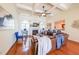 Bright living room featuring hardwood floors, fireplace and coffered ceilings at 3230 Letha Woods Dr, Conyers, GA 30094