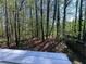 Beautiful backyard view showcasing the lush greenery and mature trees at 3861 Spring Meadow Dr, Acworth, GA 30101