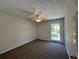 Cozy bedroom with neutral walls, carpet and bright window for lots of natural light at 3861 Spring Meadow Dr, Acworth, GA 30101