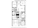 Detailed floor plan showcasing the layout of the home, including bedrooms, bathrooms, kitchen, and living areas at 790 Riverwood Pass, Dallas, GA 30157