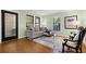 Cozy living room features hardwood floors, comfortable seating, and ample natural light at 1195 Oglethorpe Ne Ave, Atlanta, GA 30319