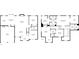 Detailed floor plan showcasing the layout of the home's first and second floors at 1410 White Flowers Ln, Lawrenceville, GA 30045