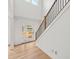 Bright foyer with hardwood floors, staircase and natural light, creating a welcoming entrance at 2065 Mozelle Dr, Marietta, GA 30062