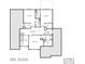 Detailed architectural plan of the second floor with three bedrooms and two bathrooms plus a hallway and storage at 2065 Mozelle Dr, Marietta, GA 30062