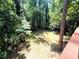 Lush backyard features mature trees and a sprawling lawn, creating a private oasis at 3312 Winter Wood Ct, Marietta, GA 30062