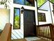 The home features a unique front door and outdoor lighting at 3312 Winter Wood Ct, Marietta, GA 30062