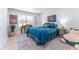 Cozy bedroom features a colorful rug and furnishings with ample natural light at 5036 Chestnut Forest Ln, Dunwoody, GA 30360