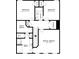 Second floor plan showing bedrooms, bathrooms, walk-in closet, and laundry room at 6252 Shenfield Ln, Union City, GA 30291