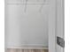 A standard closet with a rack at 628 Warren Ave, Scottdale, GA 30079