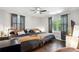Bright bedroom with two beds, hardwood floors, and ample natural light at 877 Lee Andrews Se Ave, Atlanta, GA 30315