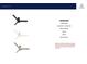Hunter 52 inch ceiling fan finish options including black, white, and matte nickel at 135 Alcovy Ter, Alpharetta, GA 30009