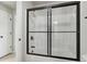 Modern bathroom with glass enclosed shower at 681 Deer Springs Way, Loganville, GA 30052