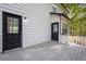 Back deck featuring two entry doors and a view to a private outdoor area at 3905 Mill Glen Dr, Douglasville, GA 30135