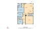 Detailed floor plan showcasing the layout of a 1593 sq ft home at 401 Daffodil Dr, Temple, GA 30179