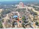 A golf club is visible in this neighborhood aerial view of the subject property at 8870 Dornoch Cir, Winston, GA 30187