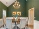 Elegant dining room featuring chandelier, and sophisticated decor at 2918 Arbor Creek Ln, Atlanta, GA 30340