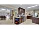 Kitchen with stainless steel appliances, granite countertops, and dark brown cabinets at 3563 Castleridge Dr, Tucker, GA 30084