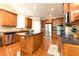 Modern kitchen with stainless steel appliances, granite countertops, and wood cabinetry at 4125 Barnes Meadow Sw Rd, Smyrna, GA 30082