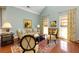 Bright living room with comfortable seating and natural light. Features hardwood floors and tasteful decor at 4125 Barnes Meadow Sw Rd, Smyrna, GA 30082