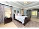 Beautiful bedroom features trey ceiling, decorative curtains, and ample natural light at 4125 Barnes Meadow Sw Rd, Smyrna, GA 30082