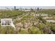Beautiful aerial view showing the proximity of the property to Lenox Square, highways, and cityscapes at 2827 Overlook Ne Trce, Atlanta, GA 30324