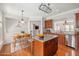 Kitchen featuring island, granite countertops and stainless steel appliances at 2827 Overlook Ne Trce, Atlanta, GA 30324