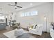 Bright living area showcases a seamless transition from the living room to a modern kitchen at 200 Chestnut Cir, Atlanta, GA 30342