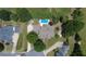 Wide aerial view of the property and neighborhood, showing the home's location and surroundings at 3818 Bay Forest Way, Loganville, GA 30052