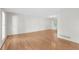 Bright living room featuring hardwood floors and a large window providing natural light at 46 Hawkins Store Nw Rd, Kennesaw, GA 30144