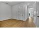 Bedroom with hardwood floors and neutral walls at 140 Rolison Way, Fayetteville, GA 30214
