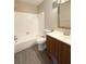 Well-lit bathroom with a tub-shower combination and a modern vanity at 296 Country Club Dr, Jonesboro, GA 30238