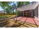 Backyard features screened-in porch and pergola at 4161 Sherwood Oaks Dr, Decatur, GA 30034