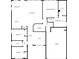 A floor plan details the home's layout, including a primary bedroom, living room, kitchen, bedrooms, and garage at 242 Cordova St, Woodstock, GA 30189