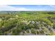 High-angle shot highlighting the property's location within a lush, tree-filled suburban landscape at 3105 Birchton St, Johns Creek, GA 30022
