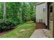 Picturesque backyard with lush greenery and mature trees, creating a private and serene outdoor space at 3105 Birchton St, Johns Creek, GA 30022