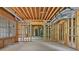 Unfinished basement with exposed beams and ductwork at 3105 Birchton St, Johns Creek, GA 30022