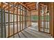 Unfinished basement featuring framing, exposed utilities, and natural light, awaiting customization at 3105 Birchton St, Johns Creek, GA 30022