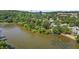 Aerial view of the river running near the community at 1021 Riverbend Club Se Dr, Atlanta, GA 30339