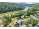 Beautiful aerial view of the community with river access at 1021 Riverbend Club Se Dr, Atlanta, GA 30339