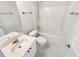 Standard bathroom with a shower and tub combination at 6105 Ivey Hill Dr, Cumming, GA 30040