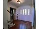 Inviting foyer with hardwood floors and a bright, welcoming entranceway at 921 Eagle Crossing Dr, Lawrenceville, GA 30044