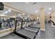 Bright fitness center featuring modern treadmills, mirrored walls, and plenty of space for workouts at 1850 Cotillion Dr # 4204, Dunwoody, GA 30338