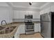 Well-lit kitchen featuring stainless steel appliances and granite countertops at 1850 Cotillion Dr # 4204, Dunwoody, GA 30338