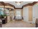 Bright bathroom featuring marble floors, a tub, a glass shower, and decorative mirrors at 2120 Blackheath Trce, Alpharetta, GA 30005
