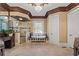 Elegant bathroom with marble floors, a soaking tub, a glass enclosed shower, and dual vanities at 2120 Blackheath Trce, Alpharetta, GA 30005